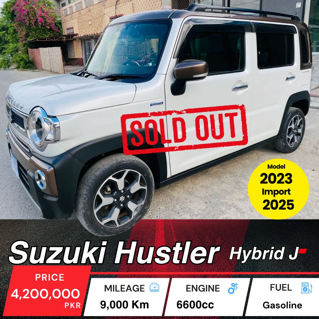 Suzuki Hustler Hybrid J Style – ChocolateWhite Elegance